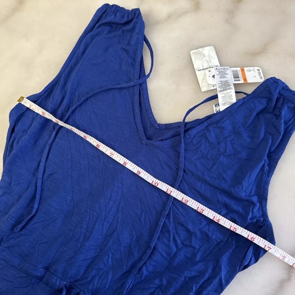 Tommy Bahama Womens Blue Double V Long Summer Maxi Dress S/ P - Picture 4 of 7